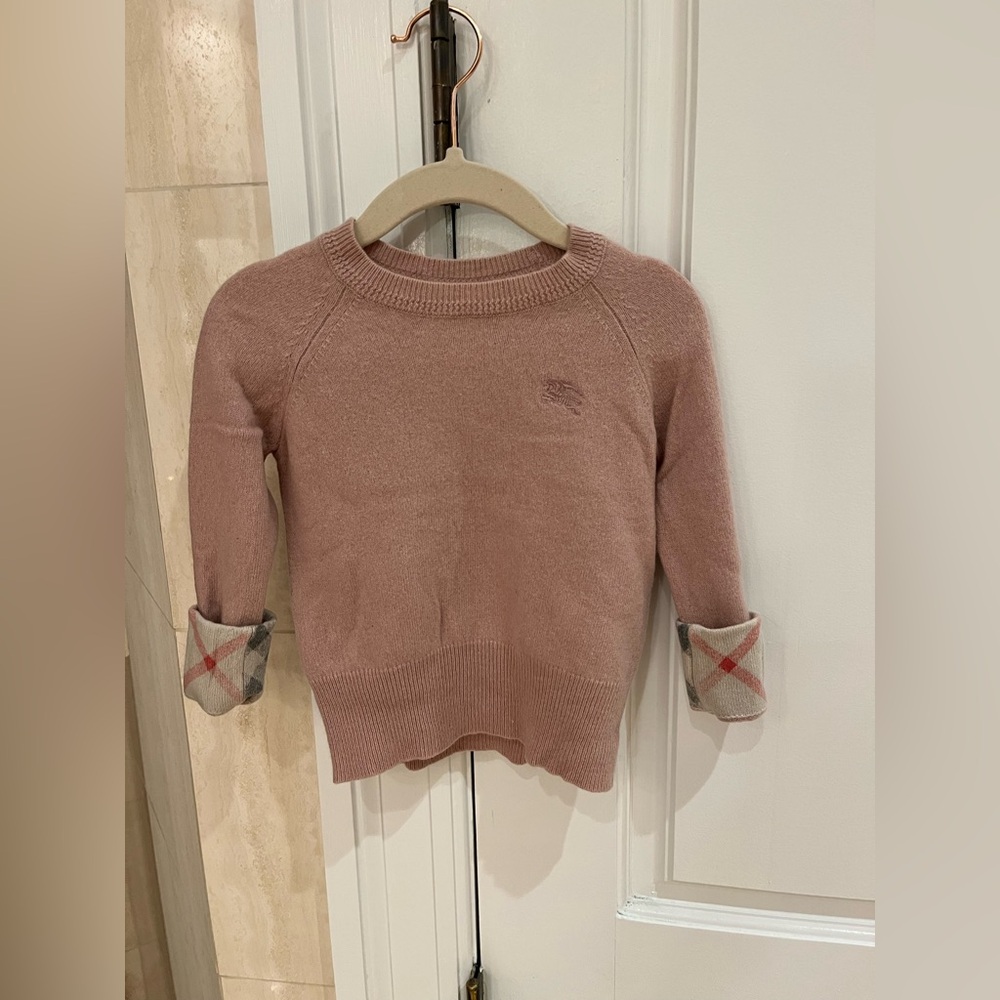 Burberry toddler 100% cashmere sweater for 12-18 month